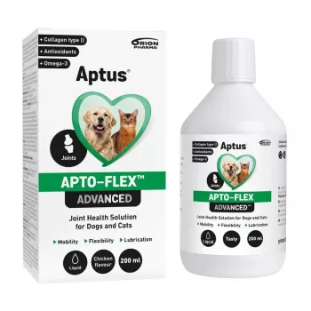 APTUS Apto-flex Advanced Collagen - Nahrungsergänzungsmittel für Hunde und Katzen – 200ml