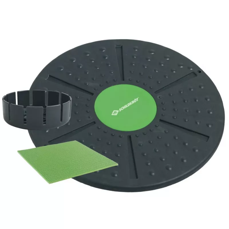 Schildkröt Fitness 960031 Balance-Trainer Balance Board Schwarz, Grün