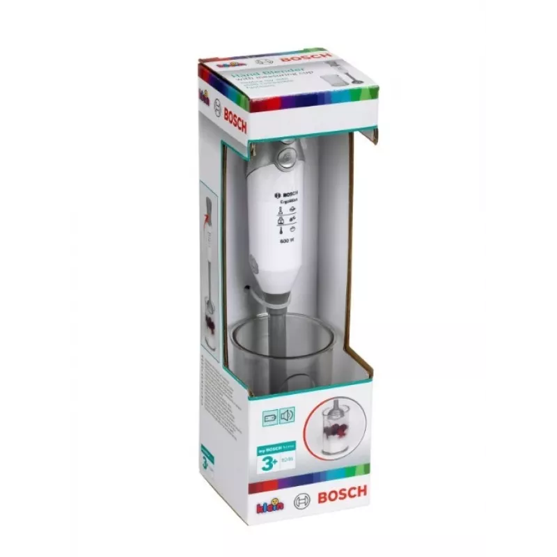 Mixer Bosch mit silbernem Behälter