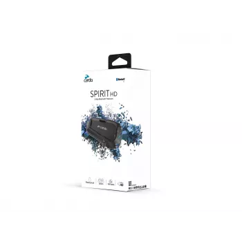 Cardo Spirit HD Motorrad-Intercom 2 Kanäle 600 m Schwarz
