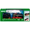Brio batteriebetriebene Dampflokomotive mit Wassertank, ab 3 Jahren