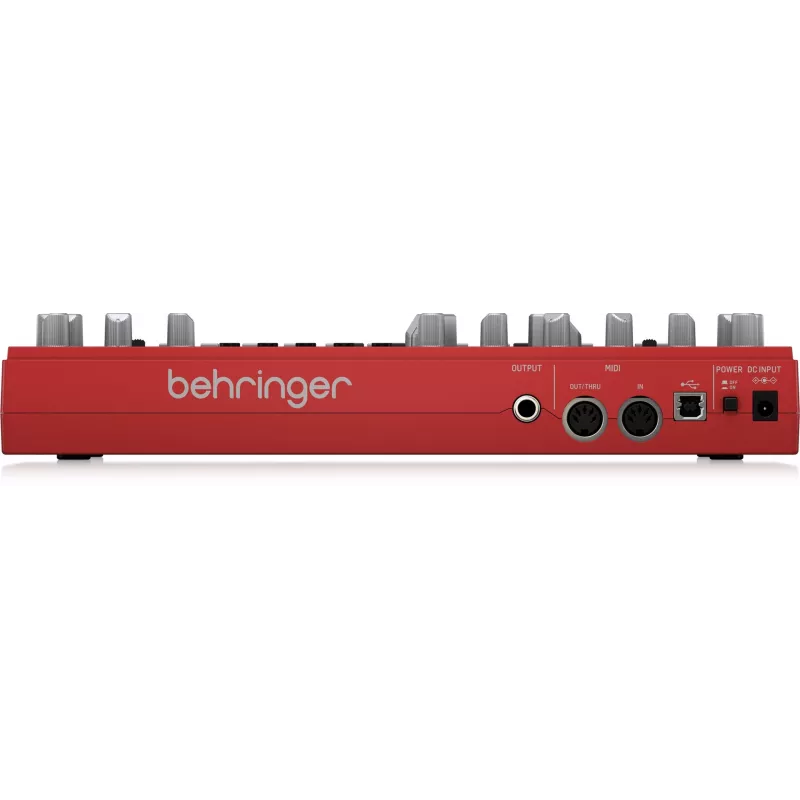 Analoger Synthesizer Behringer TD-3-RD Rot 9V DC