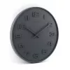 NeXtime 3096GS - Wanduhr - Quarzuhr - Rund - Grau - Holz - Erwachsene
