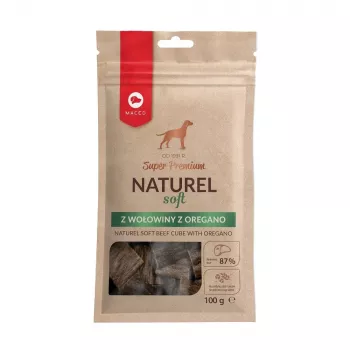 Hundeleckerlis MACED 40-0001-0742 Rind 100 g — natürlicher fester Snack, 33,7 % Protein, 22 % Fett