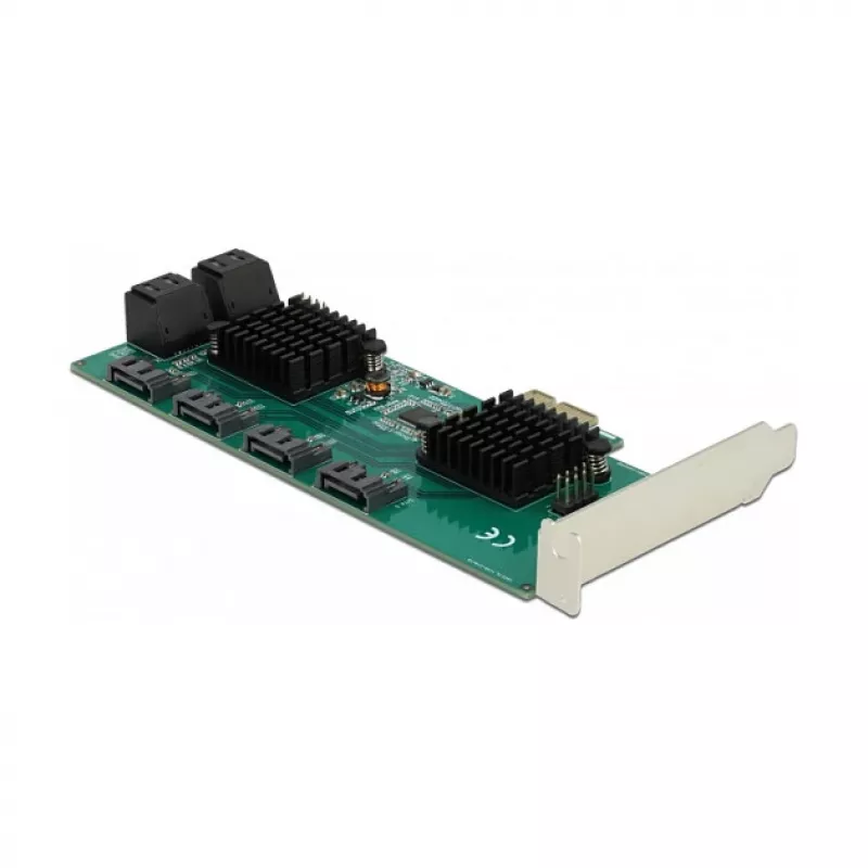 DeLOCK 8-Port SATA PCI Express x1-Karte Low-Profile-Formfaktor