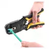 DeLOCK Universal-Crimpzange mit Abisolierer für 10P 8P 6P 4P Modularstecker