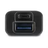 DELOCK USB 3.2 Gen 1 (3.1 Gen 1) 4-Port Hub mit Typ-A + Typ-C Host (5000 Mbit/s) Schwarz/Transparent
