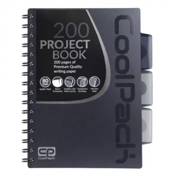 Spiralbuch A5 Coolpack Grau
