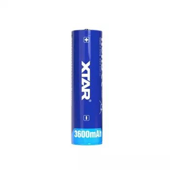 Wiederaufladbarer Li-Ion-Akku XTAR BAT0669 18650 3,6 V 3600 mAh, Ø 18,5×68,8 mm