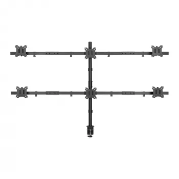 LCD-Halterung SBOX LCD-352/6-2 für 17–32 Zoll Displays, 7×7 kg, VESA 100×100