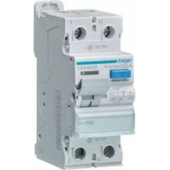 HAGER CDA540D Fehlerstrom-Schutzschalter 2P 10kA 40A 30mA TypA (CDA540D)