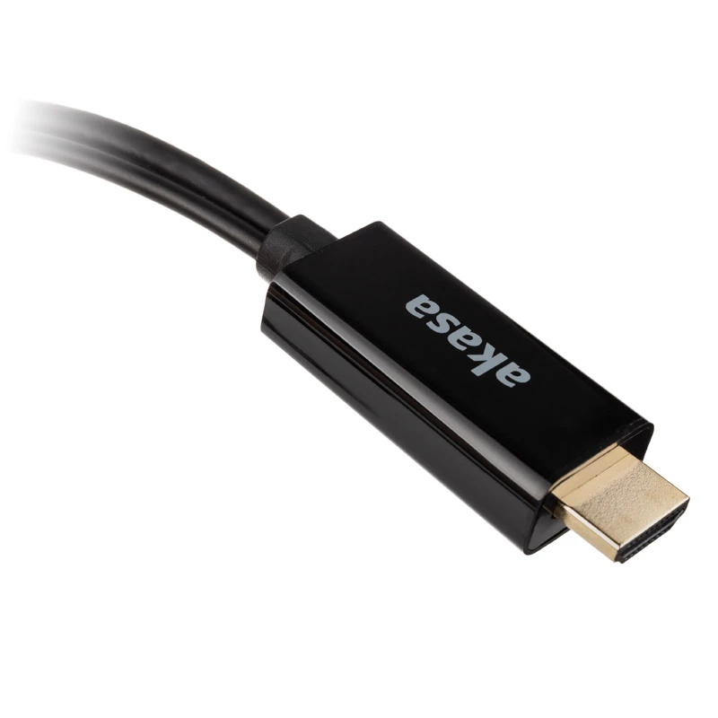HDMI-auf-DisplayPort-Adapterkabel Akasa AK-CBHD24-25BK