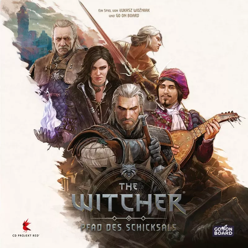 Brettspiel Asmodee The Witcher: Pfad des Schicksals – Tabletop-Abenteuer, szenariobasiertes Spiel
