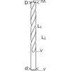 Brad-Point-Bohrer Bosch 2608596309