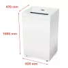 HSM Pure 940 Aktenvernichter, 165 l, 3,9x40 mm