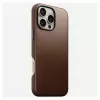 Handyhülle Nomad NM01389385 für iPhone 16 Pro Max, 17,5 cm (6,9 Zoll), braun, Aluminium/PC/Mikrofaser/Leder