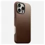 Handyhülle Nomad NM01389385 für iPhone 16 Pro Max, 17,5 cm (6,9 Zoll), braun, Aluminium/PC/Mikrofaser/Leder