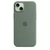 Apple iPhone 15 Plus Silikon Case mit MagSafe - Cypress