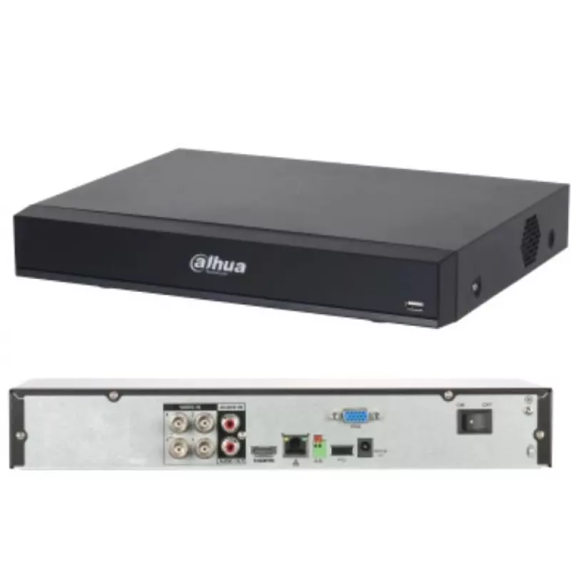 DAHUA DVR 4CH HDCVI XVR7104H-4K-I3 4K-Auflösung Pentabrid-Rekorder, 4 Kanäle
