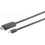 Video-Kabel-Adapter S/CONN 10-53045 3 m Mini DisplayPort HDMI Schwarz