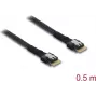 DELOCK PCIe 4.0 schlank SAS SFF-8654 4i Kabel 0,5 m