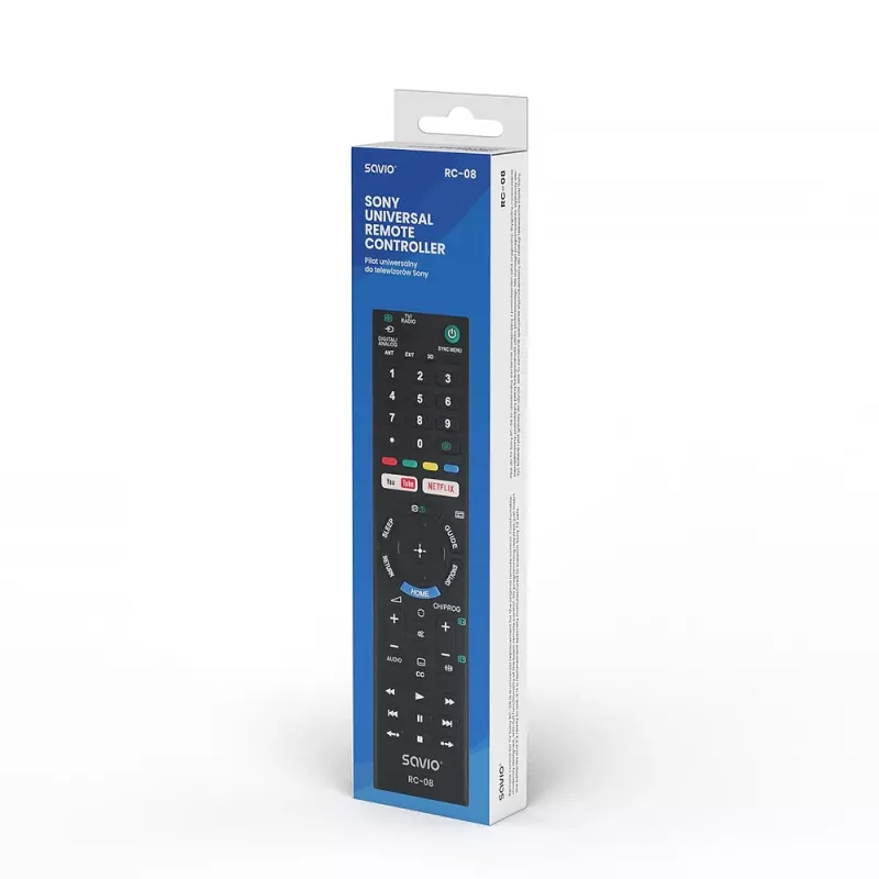 Savio RC-08 Fernbedienung TV Drucktasten