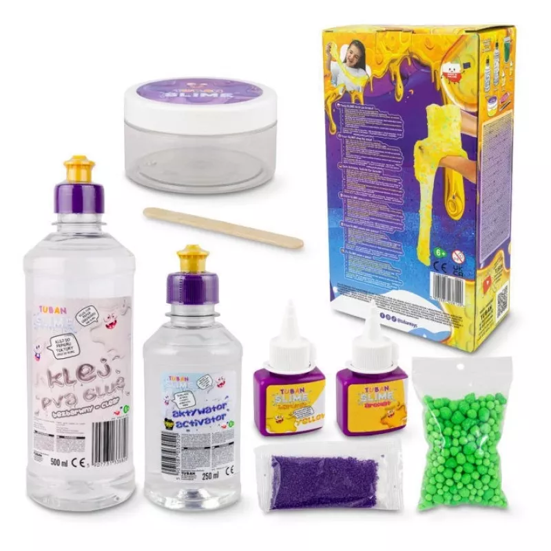 Sensorisches Schleim-Set TUBAN TU3812 6-in-1 — DIY-Kit mit sechs Schleimvarianten
