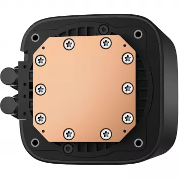 All-in-One-Flüssigkeitskühler DeepCool LE360 V2 mit 3x 120 mm Lüftern, Hydro Dynamic Bearing, schwarz, unterstützt LGA1150/1151/1155/1200/1700/AM4/AM5