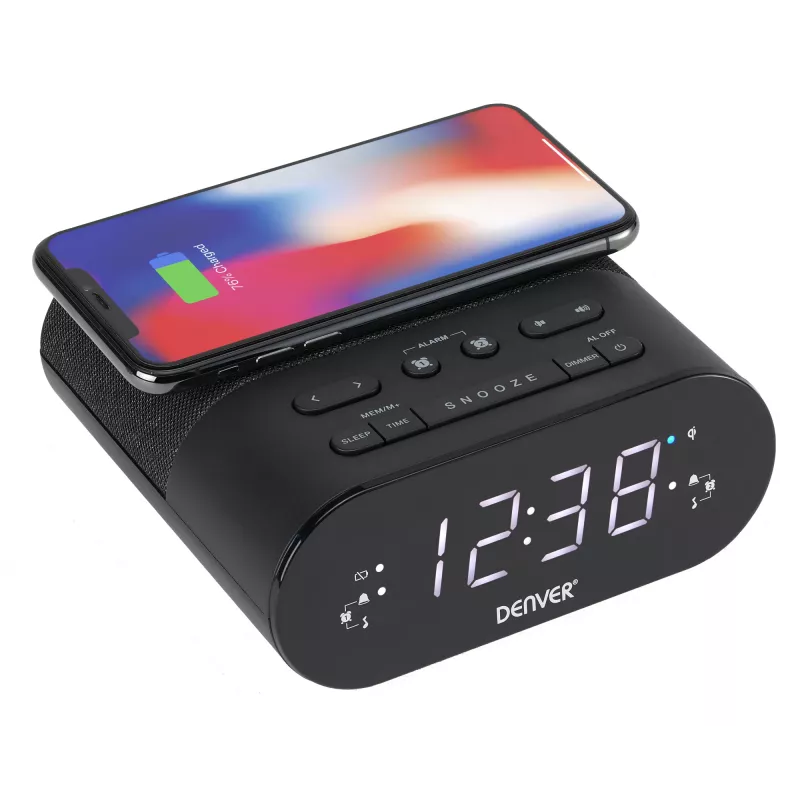 Denver CRQ-107 Digitaler Wecker Schwarz