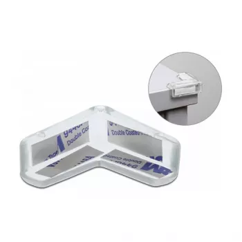 Kantenschutz selbstklebend DeLOCK 40 x 40 x 13 mm transparent