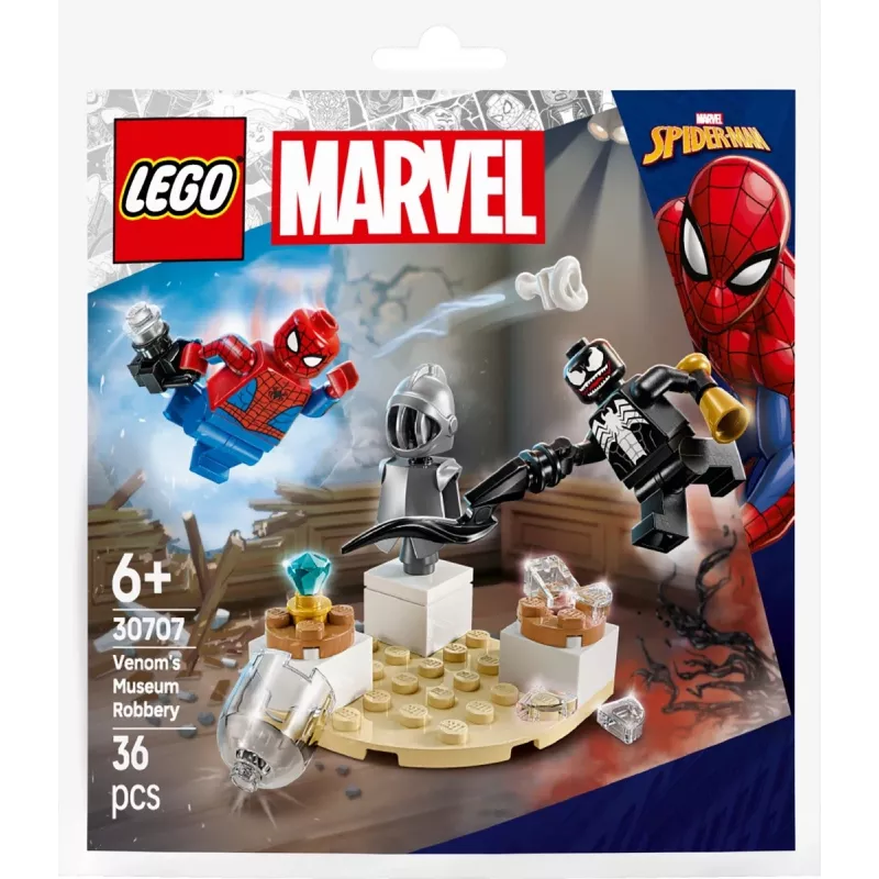 Konstruktionsspielzeug LEGO Venoms Museumsraub Polybag-Set 30707 – Marvel Super Heroes, kleines Sammler-Spielset