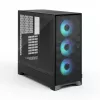 PC-Gehäuse Fractal Design Pop 2 Air Schwarz TG RGB Midi Tower – ATX/Micro-ATX/Mini-ITX, 3x120mm vorne, 1x120mm hinten, 2,5-Zoll- und 3,5-Zoll-Schächte