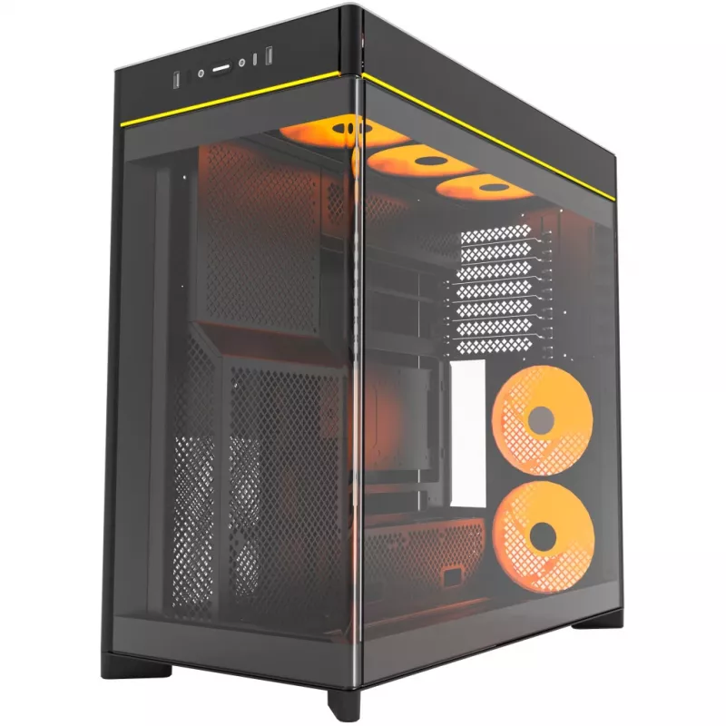 Montech HS02 PRO Midi Tower Schwarz