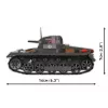 Bausatz Cobi Panzer I Ausf. B – 654 Teile, detailliertes Modellbausatz