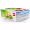 EMSA 508556 Vorratsdose Quadratisch 1 L Transparent 1 Stück