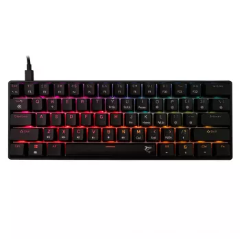Mechanische Gaming-Tastatur White Shark Shinobi-2 mit Red Switches, Schwarz, US-Layout