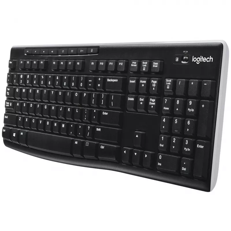 Logitech Wireless Tastatur K270 – Tastatur – kabellos