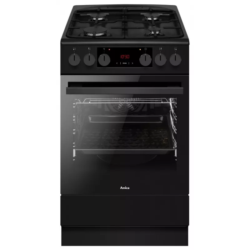 Kocher AMICA 523GEH3.33HZpTsDpAF PIZZA 58682, freistehender Kocher, Energieklasse A