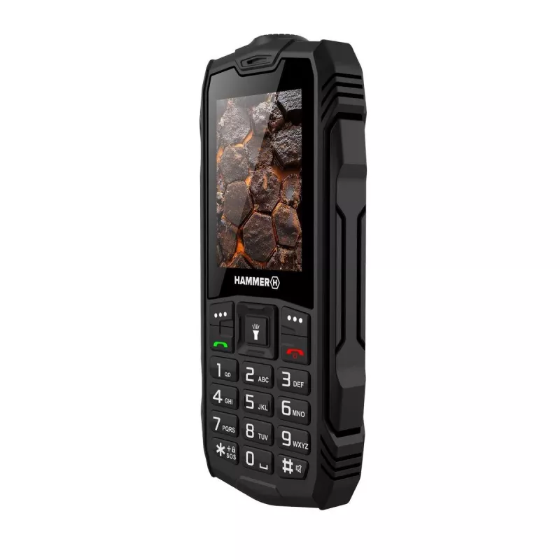 Hammer ROCK LTE | Schwarz | 2,4 Zoll | IPS | 48 MB | 128 MB | Dual-SIM | 3G | Hauptkameraauflösung 2 MP | 3000 mAh