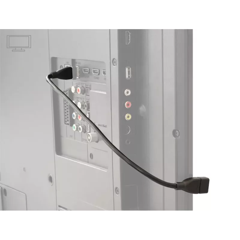 USB-Kabel DeLOCK 35cm USB 2.0 83498 Schwarz