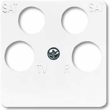Busch-Jaeger 1753-0-8659. Produktfarbe: Weiß, Markenkompatibilität: Busch-Jaeger, Design: konventionell. Breite: 50 mm, Höhe: 50 mm (1753-0-8659)
