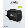 Goobay 65367 Ladegerät Indoor AC für Laptop Smartphone Tablet Schwarz