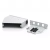 DIN-Schienen-Glasfaser-Spleißverteiler DIGITUS DN-96894 — abgewinkelt, 6 SC SX / LC DX, Aluminium, grau