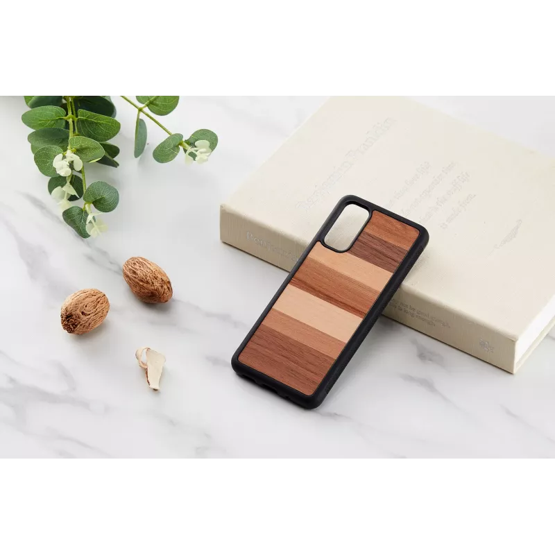 Handyhülle man and wood Galaxy S20 schwarz — Schutzhülle für Samsung Galaxy S20