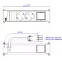 Steckdosenleiste Bachmann 916.701 mit 2× CEE 7/3 und 1× CM-Steckdose