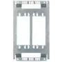 Verteilungsgehäuse Corning VKA2/DIN 52-300-00000 für 2 Hutschienen, Abmessungen 200×330×100 mm