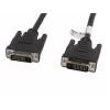 DVI-Kabel Lanberg CA-DVID-10CC-0018-BK 1,8 m Schwarz