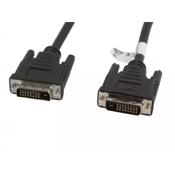 DVI-Kabel Lanberg CA-DVID-10CC-0018-BK 1,8 m Schwarz