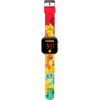 Kids Euroswan Armbanduhr LED Pokémon POK4435 — digitale LED-Kinderuhr mit Charakter-Design