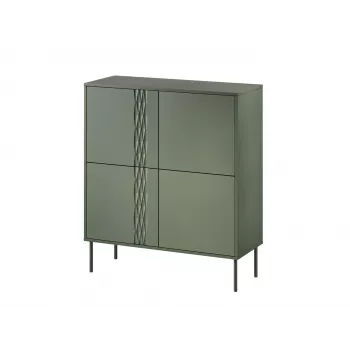 Cama 4D Kommode TRESSE 100x40x110 matt grün